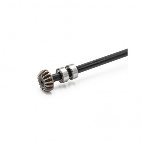 Spare parts for RC cars - Complete kit metal crown + pinion for STX / DTX FUNTEK - FLASH RC