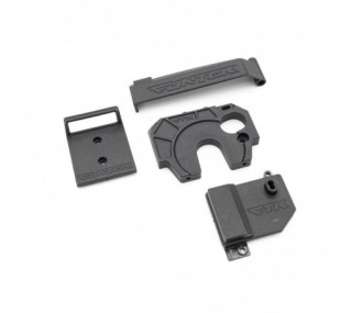 Spare parts for RC cars - Engine mount + battery cover + receiver cover STX FUNTEK - FLASH RC