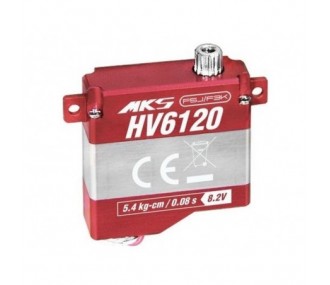 Servos - Servo Mini Mks HV6120 MG digital - FLASH RC