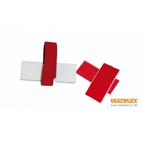 Velcro (strips, collars, patches) - Battery holder with powerful Multiplex velcro - FLASH RC