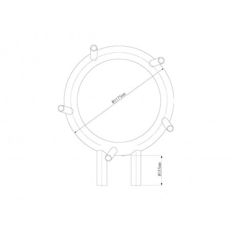 Exhausts - FG-73R5 Saito radial engine ring exhaust - FLASH RC
