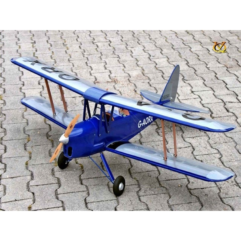 Aeromodello RC - Modello VQ TIGER MOTH 46. 1,4m - FLASH RC