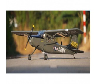 RC Model Aircraft - VQ model L-19 Cessna Bird Dog Olive 1.70m - FLASH RC