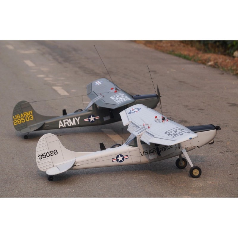 Avion VQ model L-19 Cessna Bird Dog Olive 1.70m - FLASH RC