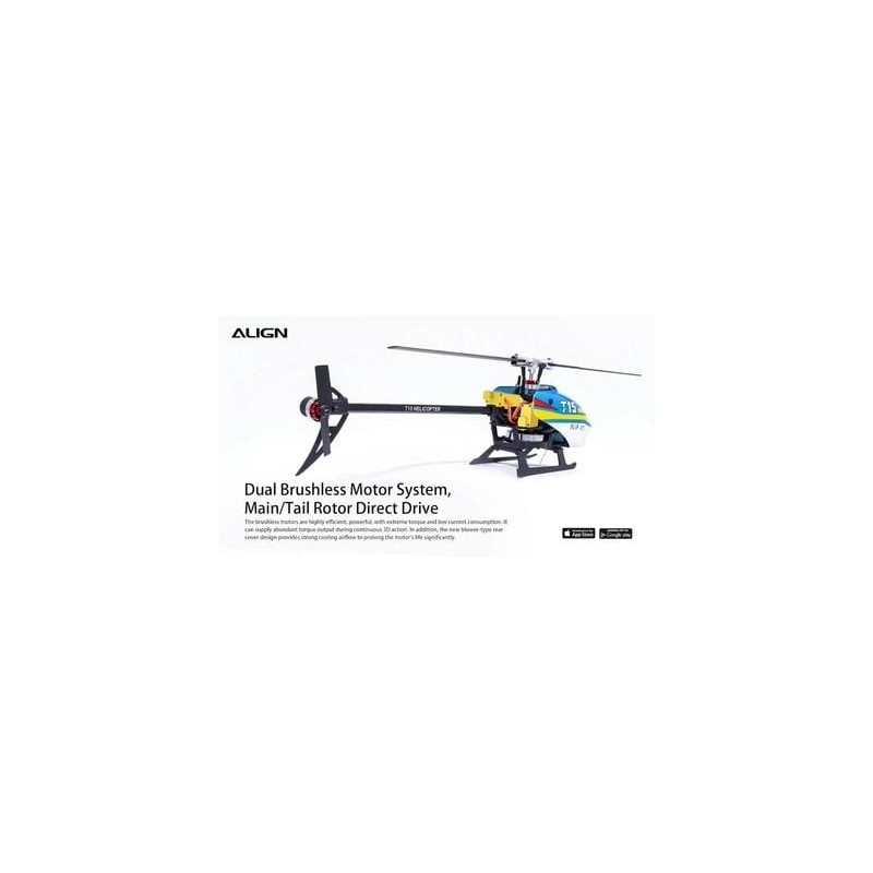 Hélicoptères RC - T-REX T15 Combo BNF - FLASH RC