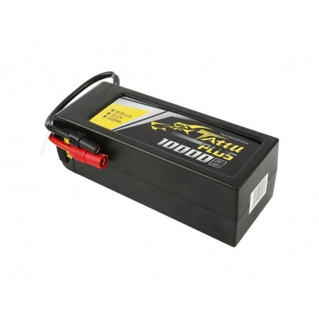Batteries de propulsion avions RC - Batterie Tattu Plus lipo 6S 22.2V 10000mAh 25C prise AS150+XT150 plug - FLASH RC