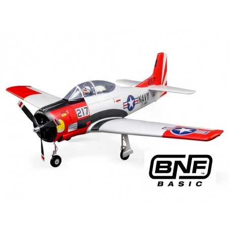 RC-Flugzeugmodelle - Flugzeug E-flite T-28 Trojan BNF basic AS3X und Smart ca.1.20m - FLASH RC