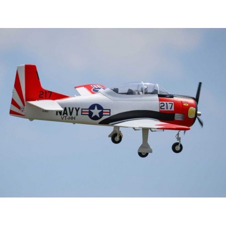 RC Model Aircraft - E-flite T-28 Trojan BNF basic AS3X and Smart aircraft approx.1.20m - FLASH RC