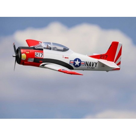 RC-Flugzeugmodelle - Flugzeug E-flite T-28 Trojan PNP und Smart ca.1.20m - FLASH RC