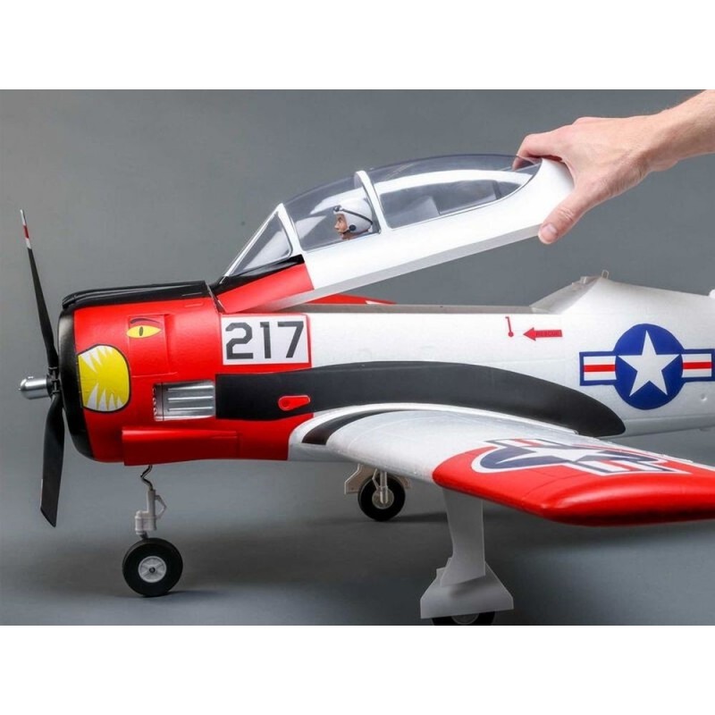 RC-Flugzeugmodelle - Flugzeug E-flite T-28 Trojan PNP und Smart ca.1.20m - FLASH RC