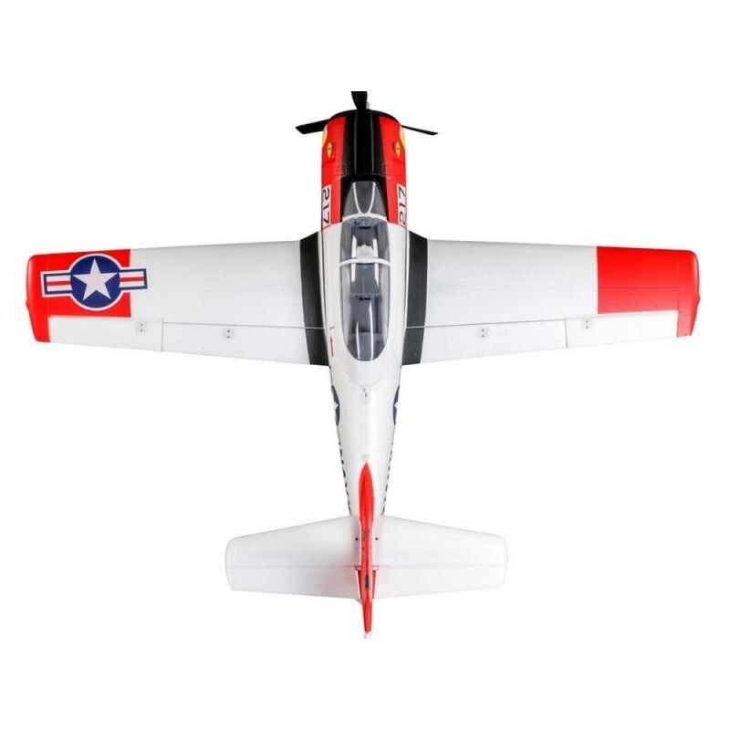 Aeromodello RC - E-flite T-28 Trojan PNP e Smart Aircraft circa 1,20m - FLASH RC