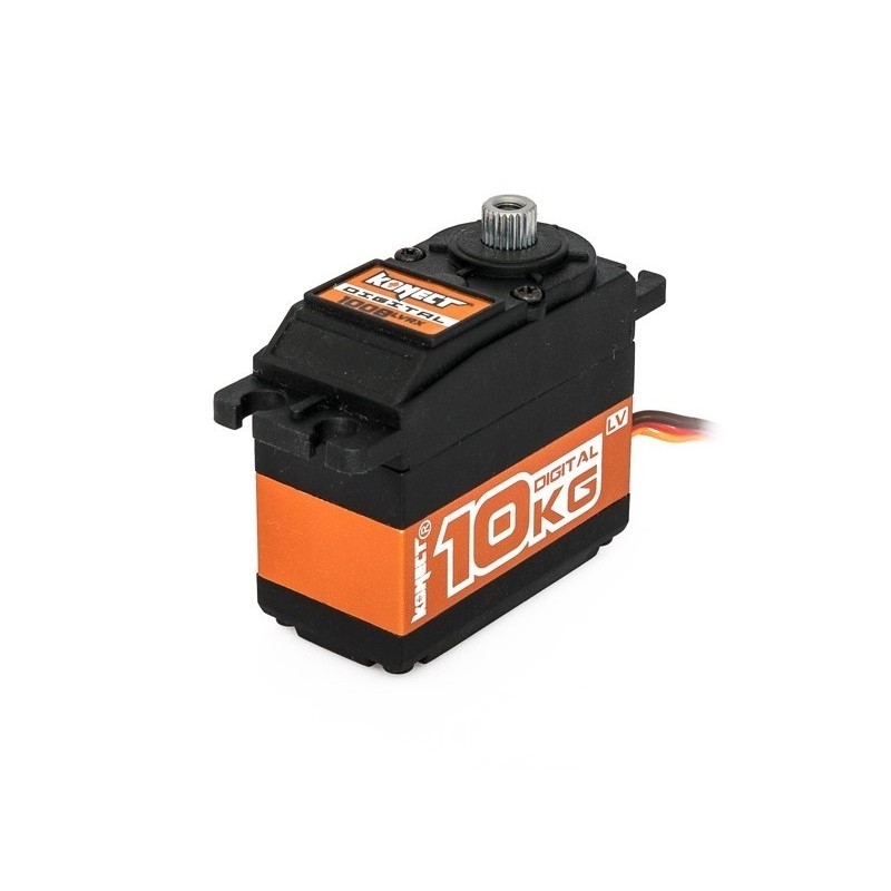 Servos - Servo estándar Konect 1008LVRX MG (61g, 10kg/cm) - FLASH RC