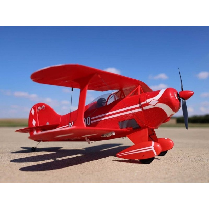 RC Kunstflugzeuge - Flugzeug E-Flite UMX Pitts S1S BNF Basic AS3X und Safe ca.43cm - FLASH RC