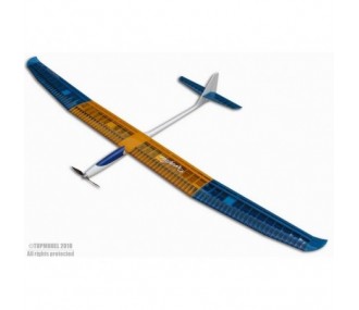 RC Motorgliders - Grafas approx.3.07m blue/yellow ARF TOPModeL CZ - FLASH RC