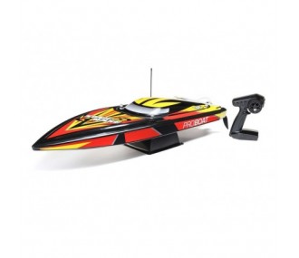 Lanchas RC - Proboat Sonicwake V2 36 BL Rojo/Negro RTR - FLASH RC