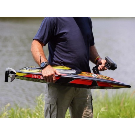 Bateau Proboat Sonicwake V2 36 BL Rouge/Noir RTR - FLASH RC