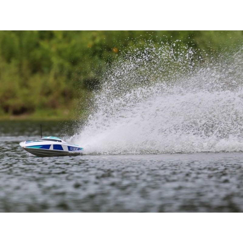 Bateau Proboat Sonicwake V2 36 BL Bleu/Blanc RTR - FLASH RC