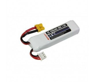 Batterien für den Antrieb von RC-Flugzeugen - Lipo-Akku ROXXY HV 2S 450mAh 80C - FLASH RC