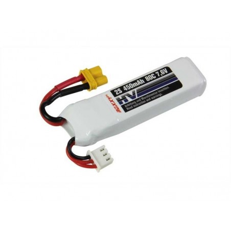 Baterías Propulsión Aviones RC - Batería Lipo ROXXY HV 2S 450mAh 80C - FLASH RC