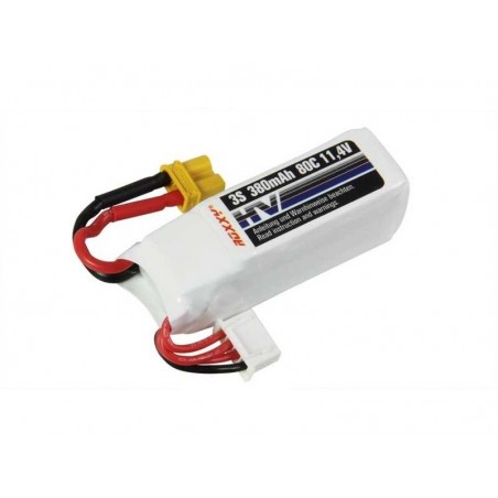 Propulsion batteries for RC planes - Lipo battery ROXXY HV 3S 380mAh 80C - FLASH RC