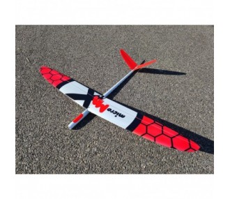 Motoplaneurs RC - MicroMax Electro neon red 'F3F de poche' 1.15m - FLASH RC