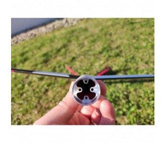 Motoplaneurs RC - MicroMax Electro neon red 'F3F de poche' 1.15m - FLASH RC 2