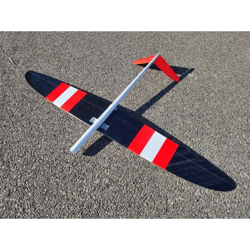 RC Motorgliders - MicroMax Electro neon red 'F3F pocket' 1.15m - FLASH RC