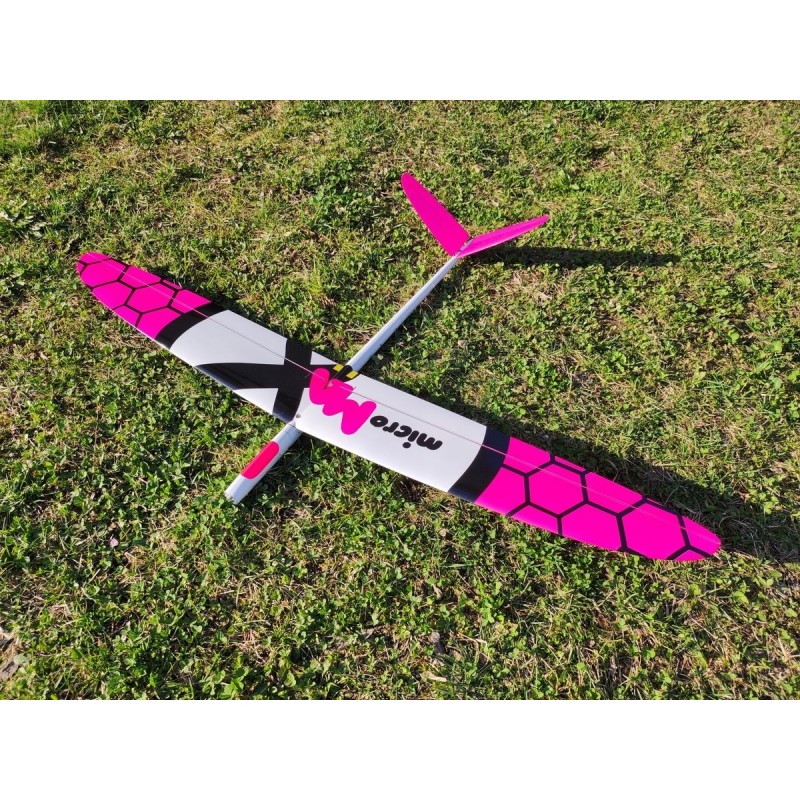 RC-Motorsegler - MicroMax Electro neon pink 'F3F de poche' 1.15m - FLASH RC