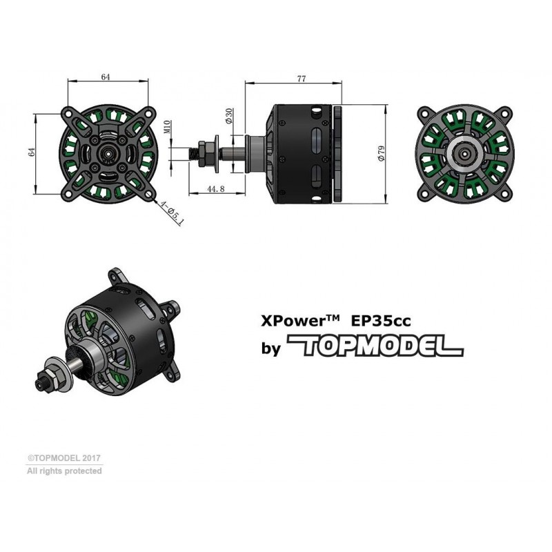 Outrunner - XPower EP 35cc - FLASH RC