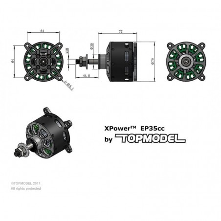 Outrunner - XPower EP 35cc - FLASH RC