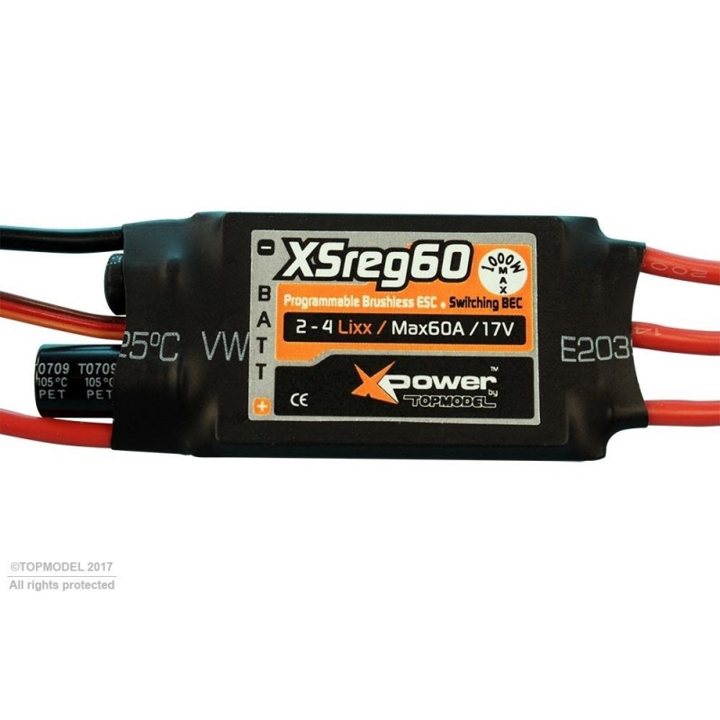 Brushless - Controleur XPower XSreg60 - FLASH RC