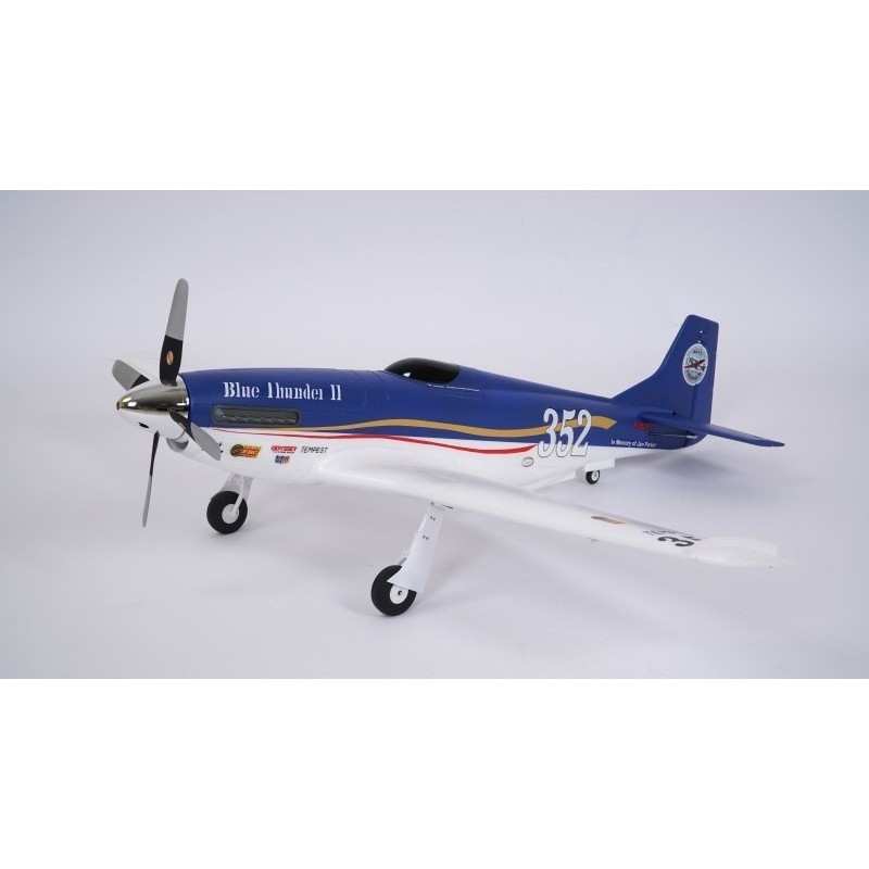 Avion FMS P51D Blue Thunder II PNP kit w/ reflex - Limited Edition - env. 1,10m - FLASH RC