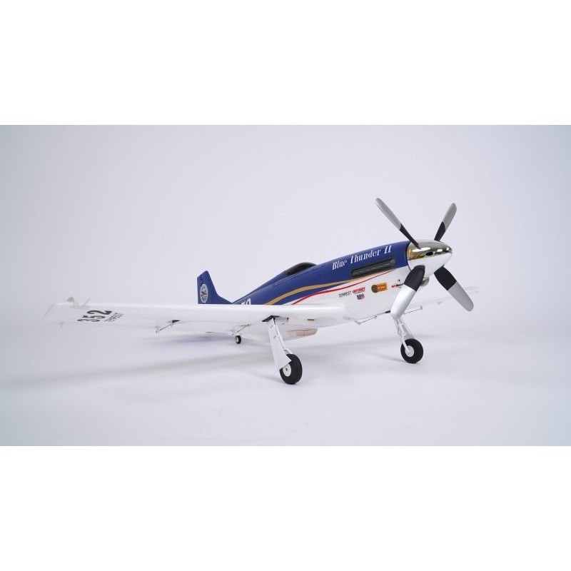 Warbirds RC - Flugzeug FMS P51D Blue Thunder II PNP kit w/ reflex - Limited Edition - ca. 1,10m - FLASH RC