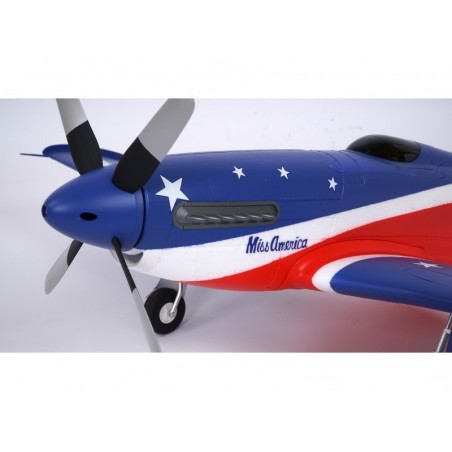 Warbirds RC - Kit FMS P51D Miss America I PNP con reflex - Edizione limitata - circa 1,10m - FLASH RC