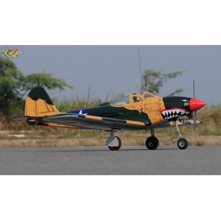Warbirds RC - VQ Model P-39 Airacobra 1.58m sumer camo - FLASH RC
