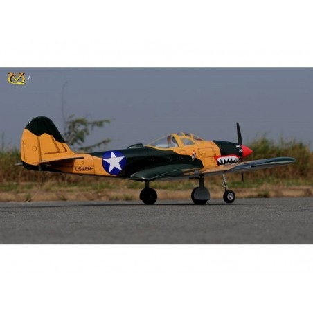 Avion VQ Model P-39 Airacobra 1.58m sumer camo - FLASH RC
