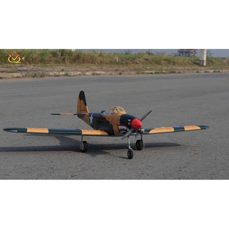 Warbirds RC - VQ Model P-39 Airacobra 1.58m sumer camo - FLASH RC