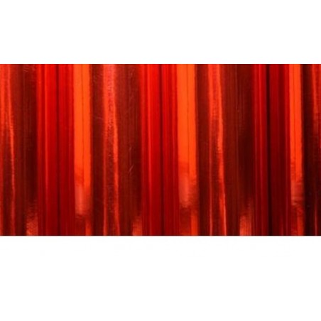 Schrumpfbare Umhüllung - ORACOVER rot verchromt 2m - FLASH RC