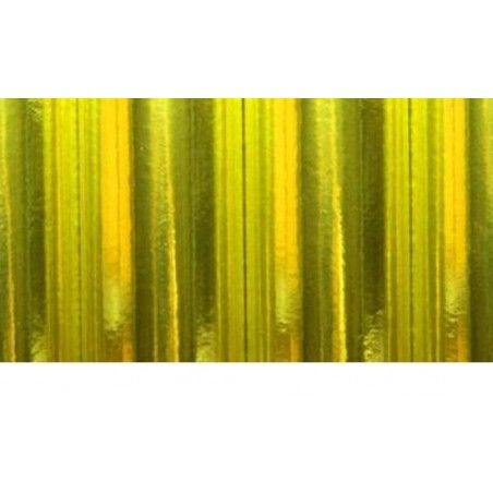 Schrumpfbare Umhüllung - ORACOVER Chrom gelb 10m - FLASH RC