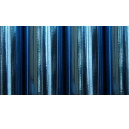 Schrumpfbare Umhüllung - ORACOVER chrom blau 2m - FLASH RC