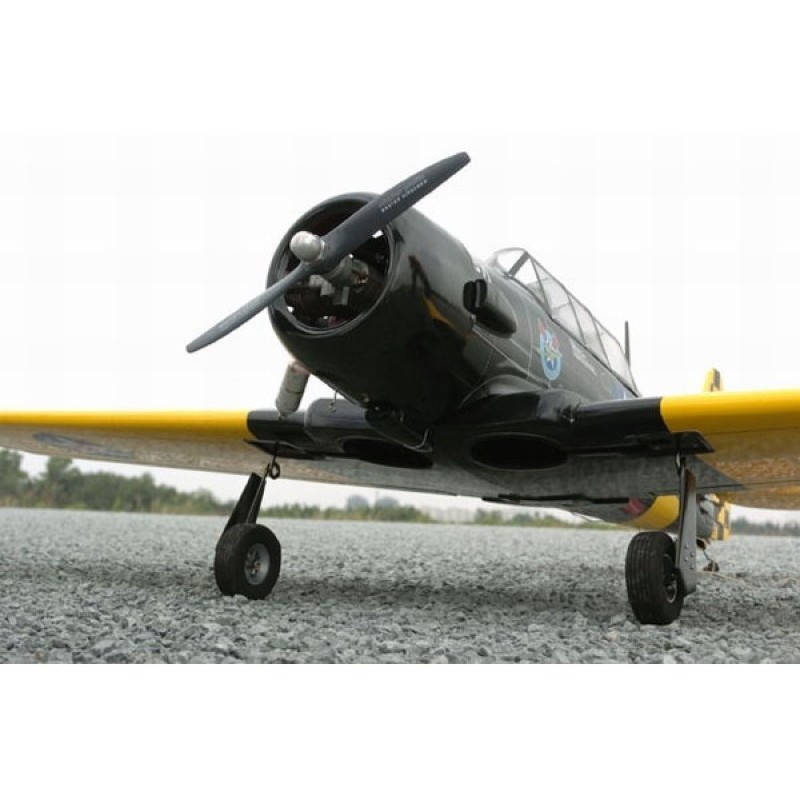 Avion VQ Model AT-6 Texan 1.54m version noir - FLASH RC