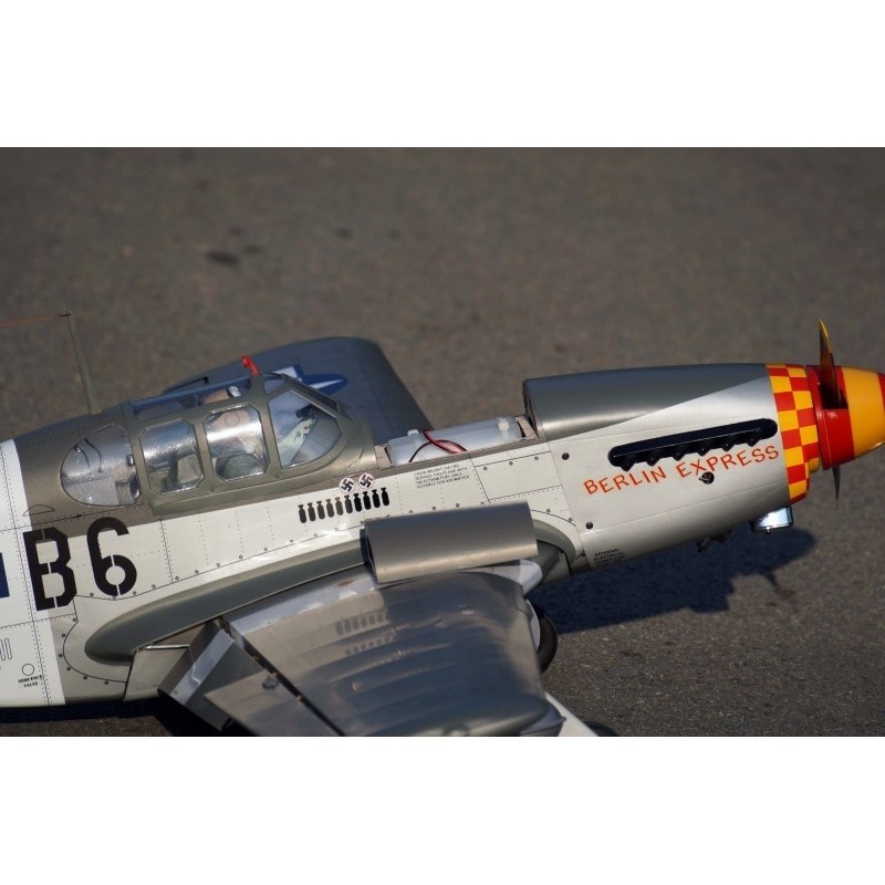 Warbirds RC - Aircraft VQ Model P-51B (Berlin Express ) - FLASH RC