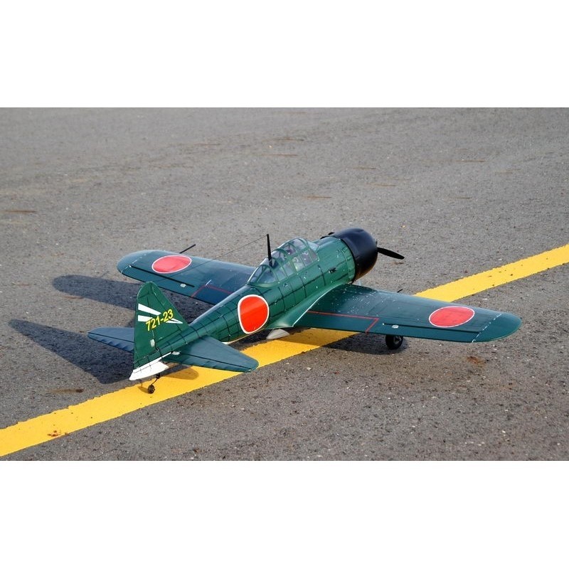 Warbirds RC - Flugzeug VQ Model A6M5 Zero 1.58m grüne Version - FLASH RC
