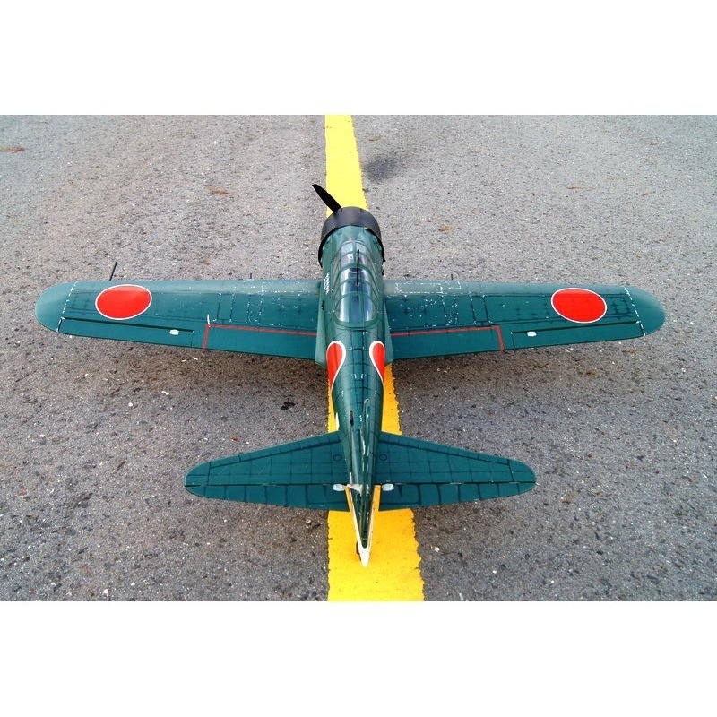 Avion VQ Model A6M5 Zero 1.58m version verte - FLASH RC