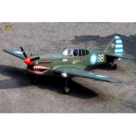 Warbirds RC - Modello VQ P-40 Kitty Hawk 1.57m - FLASH RC