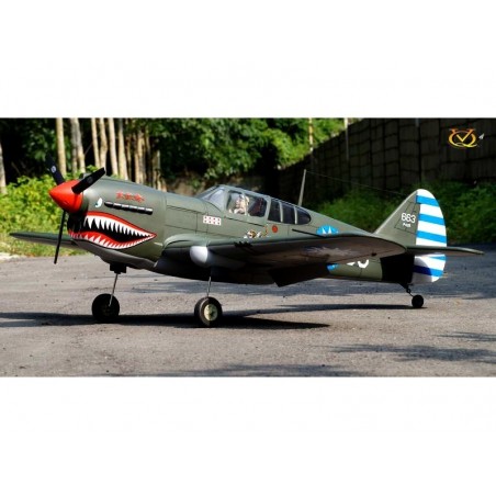 Avion VQ Model P-40 Kitty Hawk 1.57m - FLASH RC