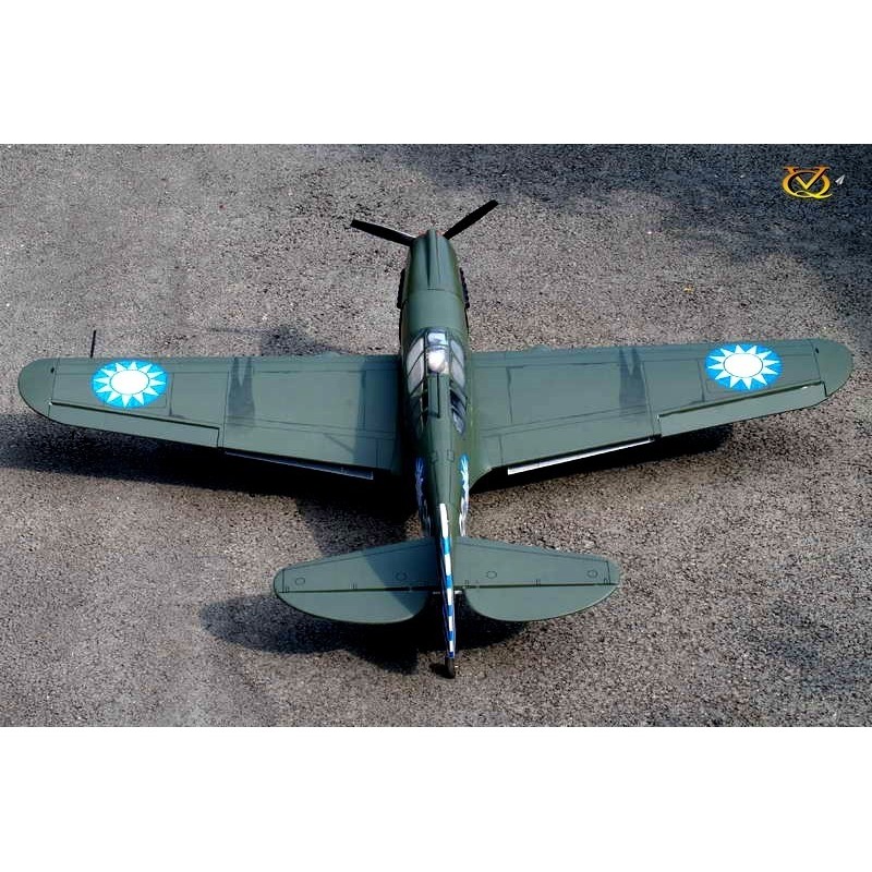 Warbirds RC - Modello VQ P-40 Kitty Hawk 1.57m - FLASH RC