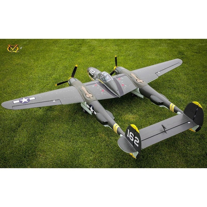 Avion VQ Model P-38 twin 2.1m version verte - FLASH RC