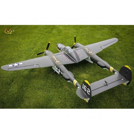 Warbirds RC - VQ Model P-38 twin 2.1m green version - FLASH RC