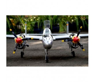 Warbirds RC - VQ Modelo P-38 twin 2.1m avión verde - FLASH RC 2